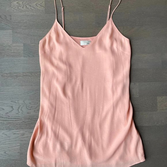 Aritzia Wilfred Free Vivenne pink short slip dress, size XS - Picture 3 of 3
